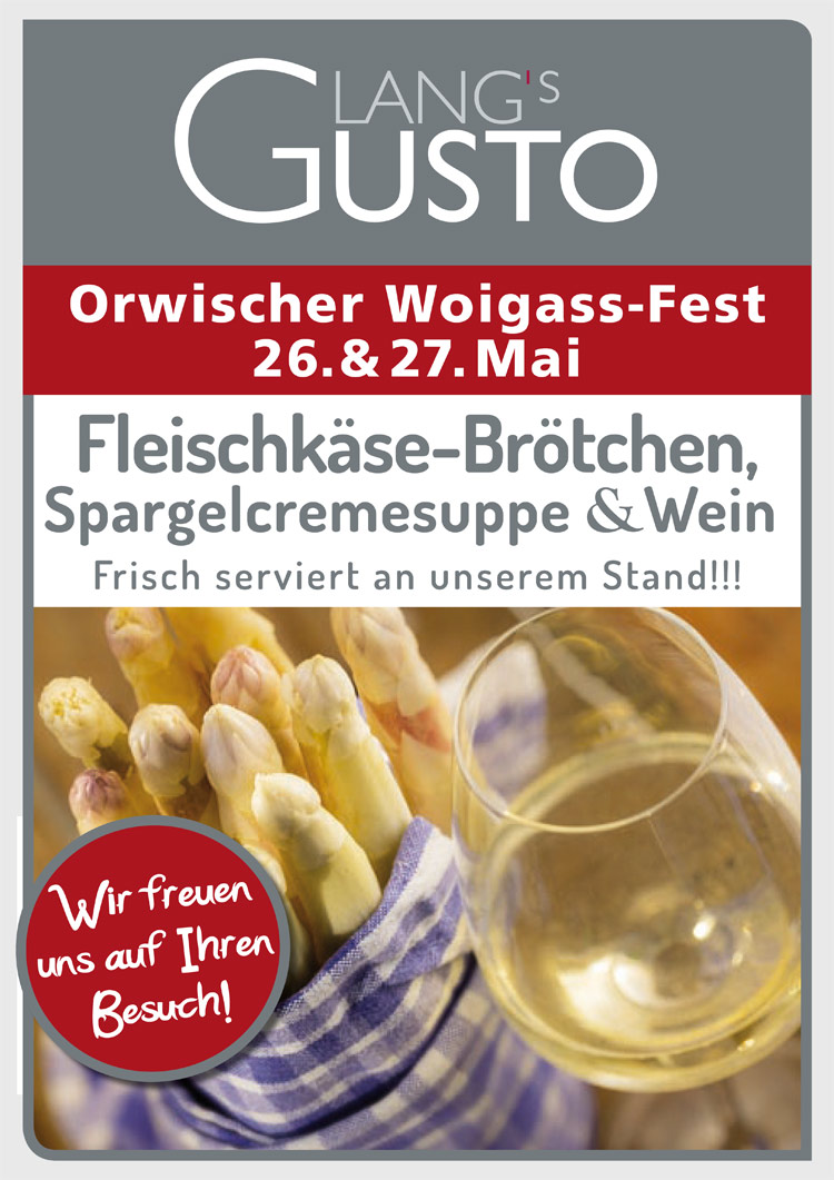 Orwischer Woigass-Fest