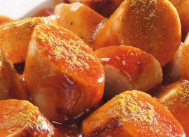Lang´s Currywurst mit Brötchen | Lang´s Gusto Suppenbar in Rödermark