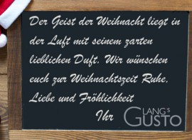 Weihnachten |Lang´s Gusto Suppenbar in Rödermark