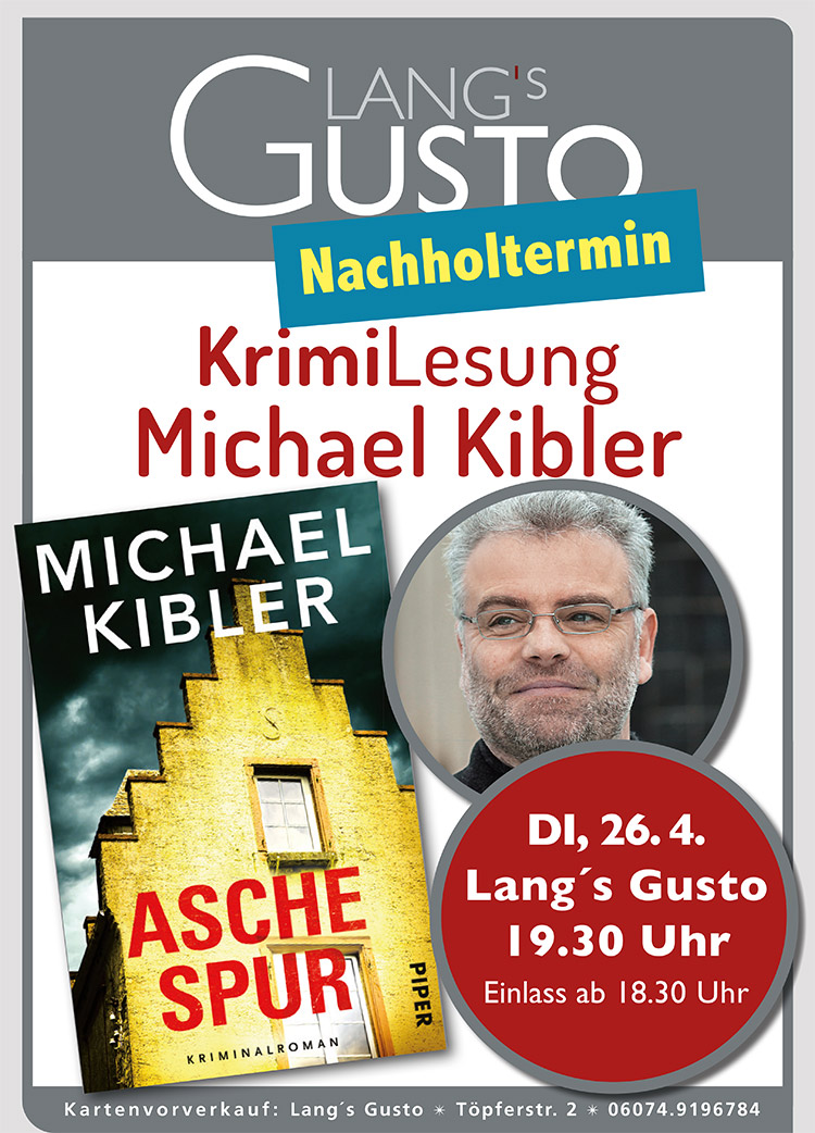 Krimi-Lesung Michael Kibler | Aschespur