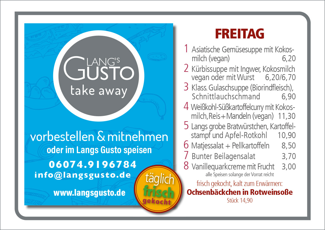 Gusto-Tagesplan-Freitag