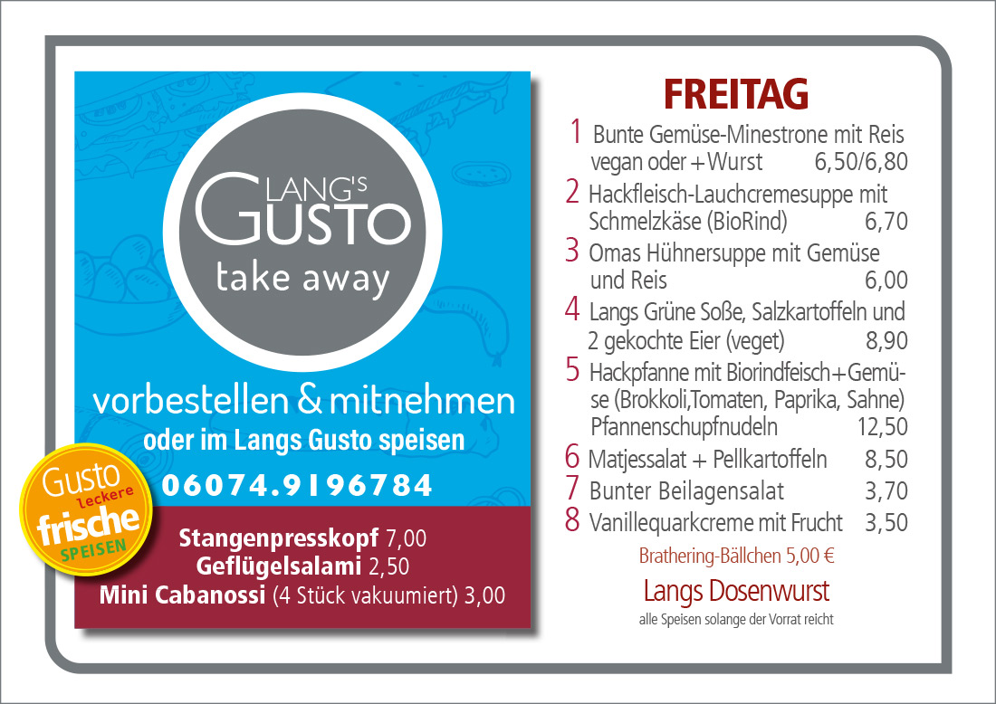 Gusto-Tagesplan-Freitag