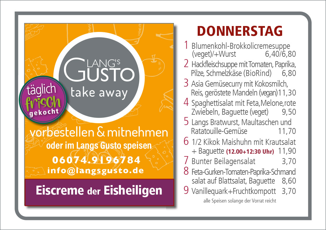 Gusto-Tagesplan-Donnerstag