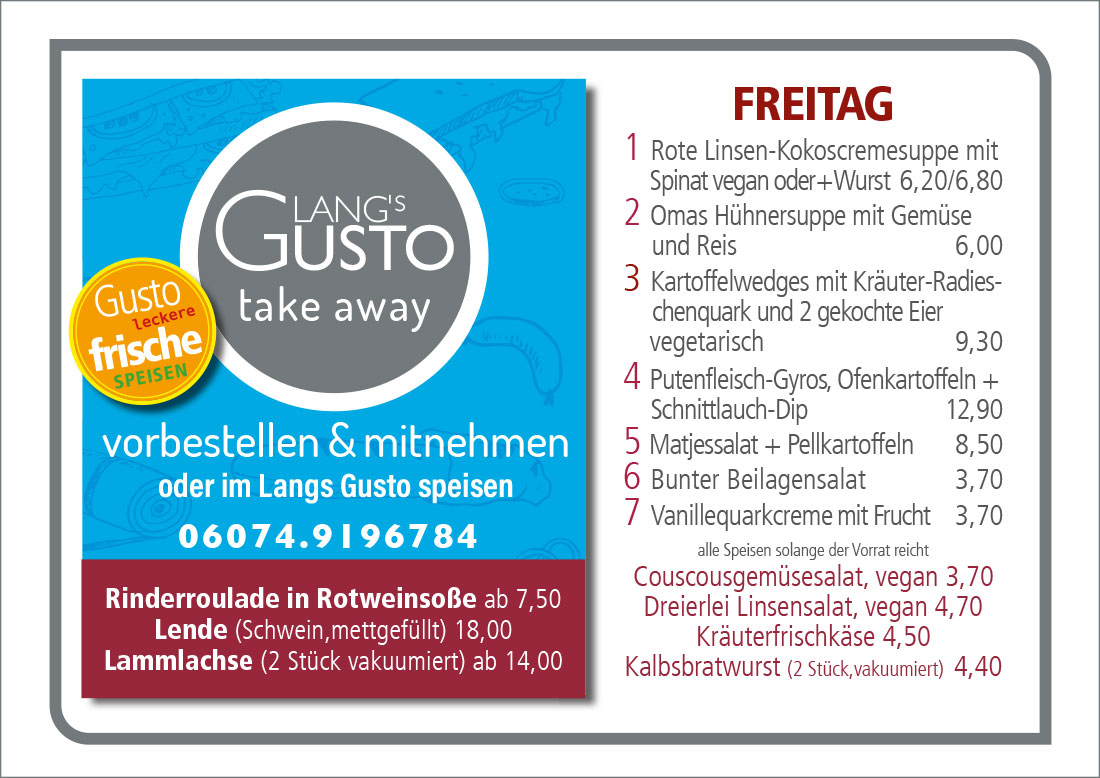 Gusto-Tagesplan-Freitag