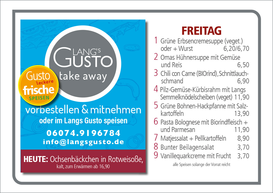 Gusto-Tagesplan-Freitag