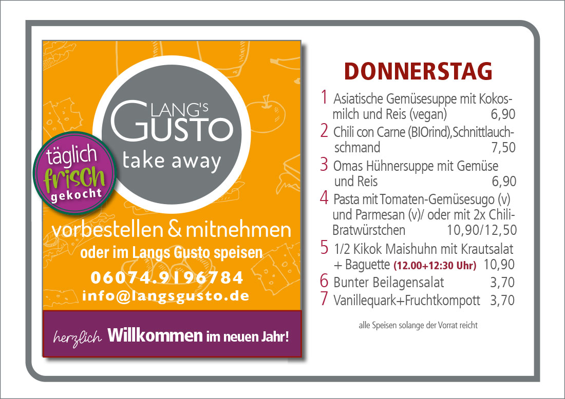 Gusto-Tagesplan-Donnerstag