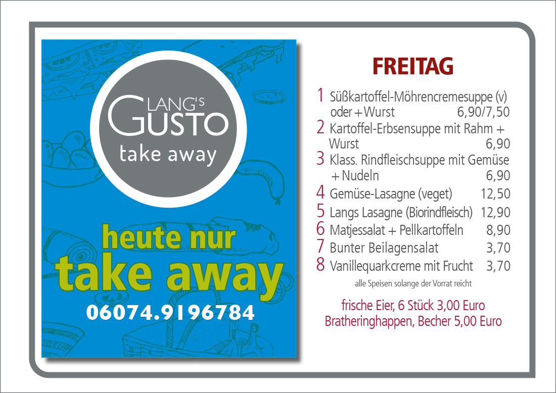 Gusto-Tagesplan-Freitag